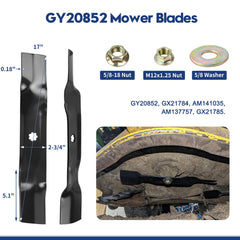 GUSUHAWK seven-point star center hole detail ensuring exact John Deere fit