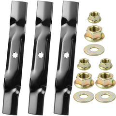 GUSUHAWK front view of three replacement blades showing packaging and fit information