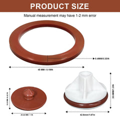 Gvvycc viton seals close-up highlighting chemical resistance advantage