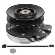 GYZJ front view of electric PTO clutch showing mounting face and bolt holes for correct fit