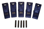 H & L X156L front view showing five teeth and included pins for quick replacement benefit