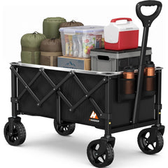 HAAGEEP front view of wagon showing sturdy build and capacity