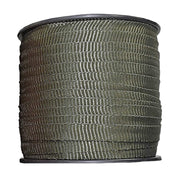 Habitech roll front view showing olive green webbing and length benefit