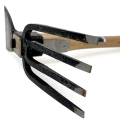 HACHIEMON close-up of forged blade emphasizing sharp cutting performance