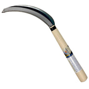 HACHIEMON front view of sickle showing compact shape and quick control