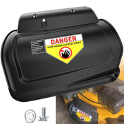 Haiouus front view of mulching plug showing clean fit benefit