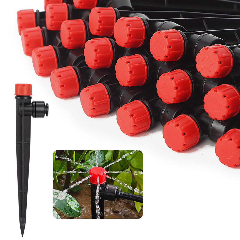 Hakioi front packaging showing 30 quick-connect emitters and easy installation benefit