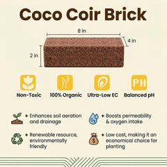 Halatool expanded coco coir loose texture close-up offering excellent moisture retention benefit