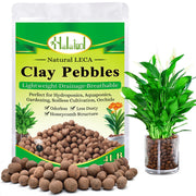 Halatool front packaging showing 4 lb LECA pebbles and product label benefit