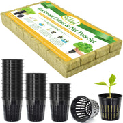 Halatool front packaging showing cubes and net cups for easy starter setup