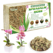 Halatool front packaging showing compact sphagnum brick and brand benefit