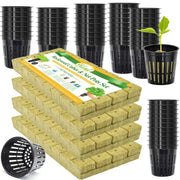 Halatool front packaging showing cubes and net cups for easy startup