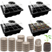 Halatool full seed starter set front view showing neat organized components and easy setup