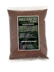 Hale Habitat & Seed front packaging showing 5 lb bag and certified seed benefit