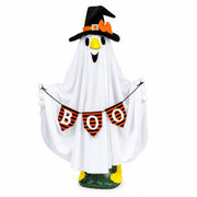 HALSHI ghost goose front view showing complete costume and festive curb appeal