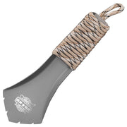 Hamans front view of titanium trowel showing compact design and durability
