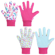 HANDLANDY front packaging showing two pink kids gloves and cheerful print for easy gift choice