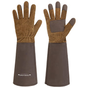 HANDLANDY front view gauntlet showing full leather protection and flexibility