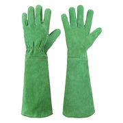HANDLANDY front view of gloves showing full gauntlet protection and sturdy design