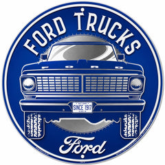 Hangtime front view of 12-inch Ford truck sign showing full vintage design and curb appeal