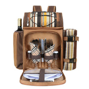 Hap Tim front packshot showing organized picnic backpack and straps for easy transport