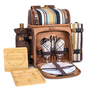 Hap Tim front view backpack showing organized storage and comfortable straps
