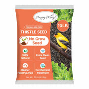 Happy Wings front of bag showing brand and 10lb size, promotes easy feeding