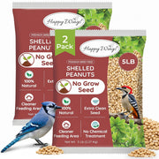 Happy Wings front packaging showing two 10 lb bags and clean branding benefit
