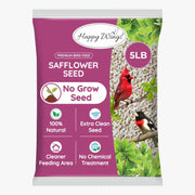 Happy Wings front packaging showing 5lb bag and brand benefits