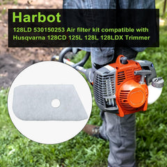 Harbot air filter close-up showing composite fiber for high dust capture and steady airflow