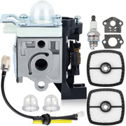Harbot carburetor front view showing fitment and improved starting