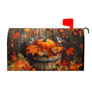 Harooni front view showing pumpkin and maple leaves design boosting curb appeal
