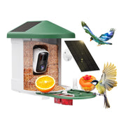HARYMOR front view showing feeder and camera, clear installation benefit