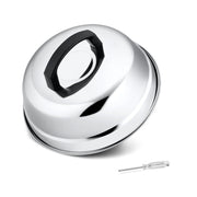 HaSteeL front view of 9in dome showing sleek design and durable build