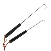 HaSteeL front view of hook flippers showing set and benefits of durable construction