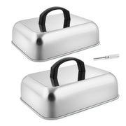 HaSteeL front view of rectangular dome shows coverage benefit