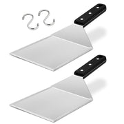 HaSteeL front view of spatula set showing full-size blades and balance