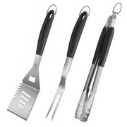 HAUSHOF front packaging showing full 3-piece grill set and durable finish