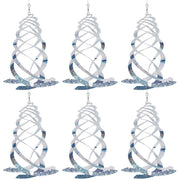 Hausse front pack of six silver spiral reflectors protecting garden