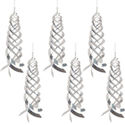 Hausse front packaging showing six silver mylar spinners protecting garden