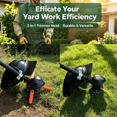 HAUYUTAIS blades and 11in trimmer lines laid out for versatile cutting