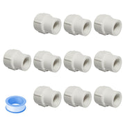 HayEastdor front view of 10PCS coupling pack showing contents and label, clear overview benefit