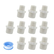 HayEastdor front packaging showing ten PVC nipples and tape for quick installs