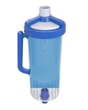 Hayward W530 front view showing clear Lexan body and quick-open lid for easy maintenance