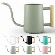 HB Design Co. front view of sage watering can showing shape and finish for display