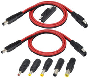 HCFeng kit front packaging showing two cables and adapters, quick setup benefit