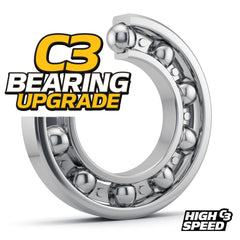 HD Switch close-up of machined raceways highlighting precision and smoother rotation