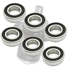 HD Switch front pack of six spindle bearings showing product and brand, durable replacement