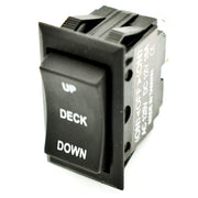 HD Switch front panel deck lift rocker showing fit and operation benefit