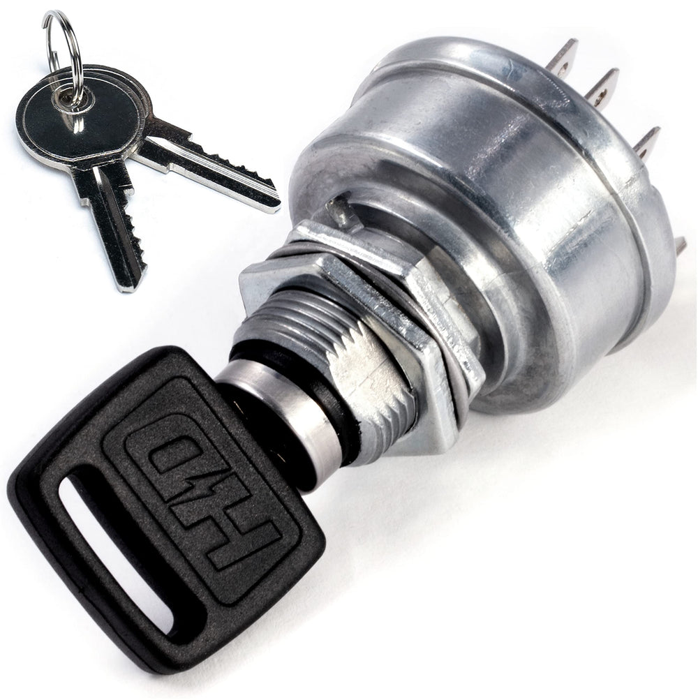 HD Switch front view of ignition switch showing clean fit and durability
